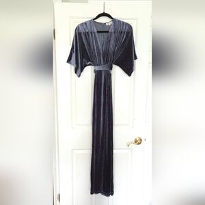 WYLDR Velvet Garment in Rich Purple